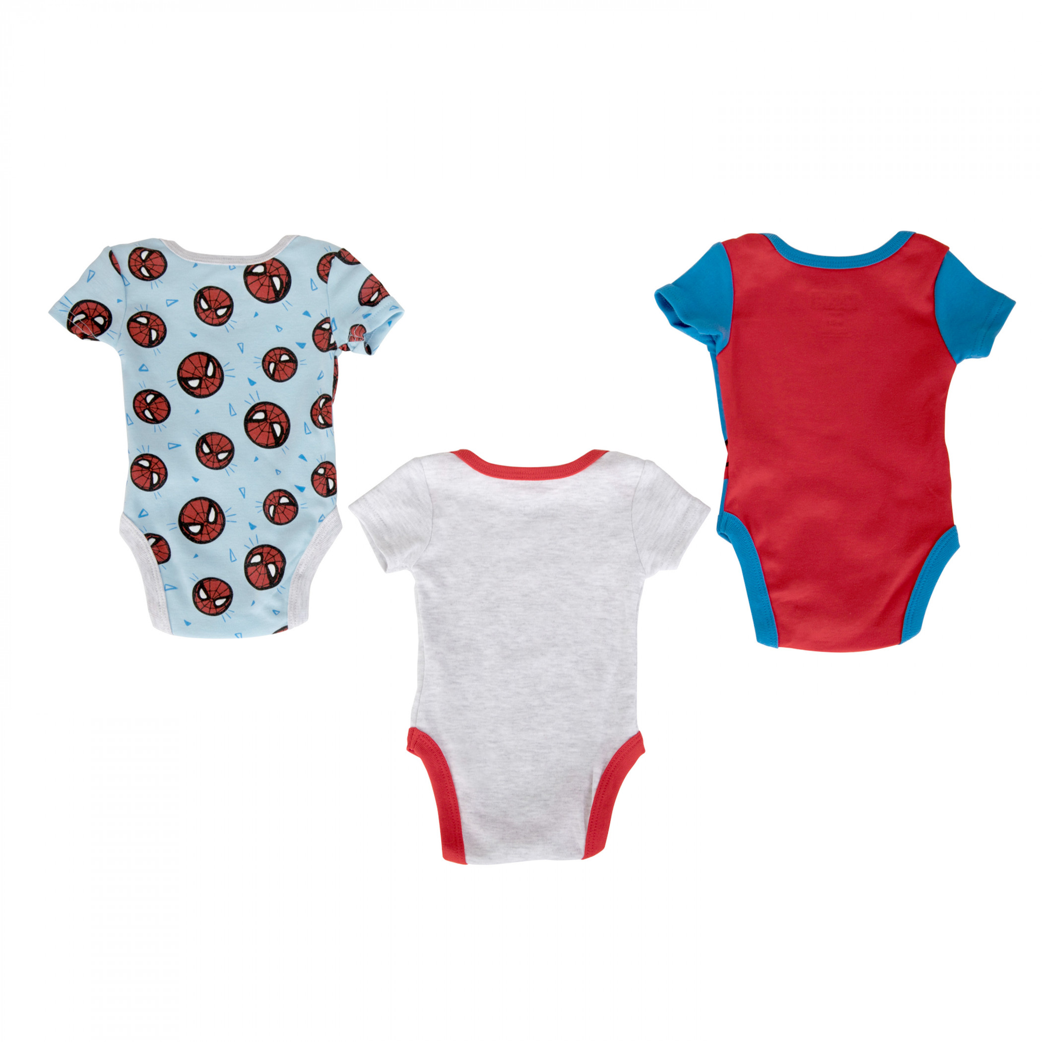 Spider-Man's Suit and Icons 3-Pack Infant Bodysuit Set